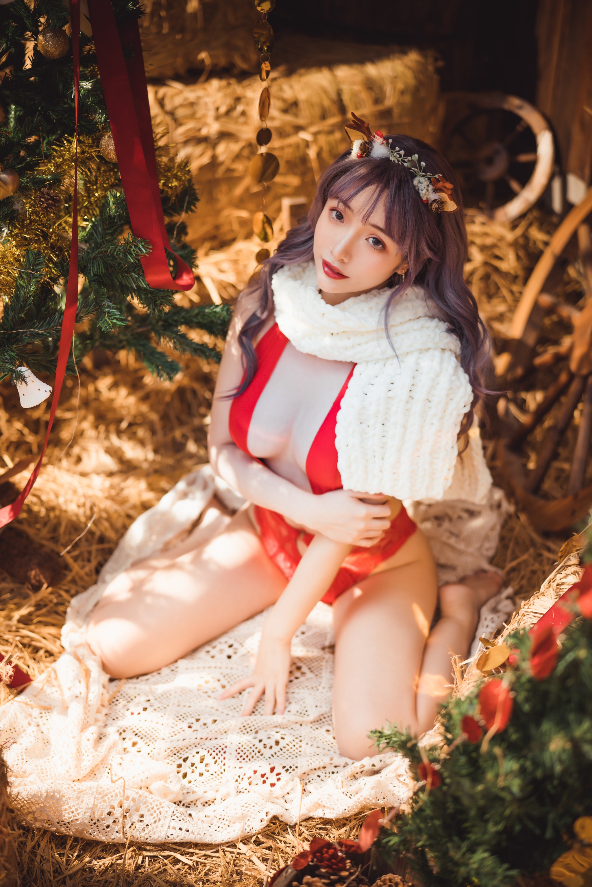 图片[1]-雯妹不讲道理 – NO.074圣诞【30P-562M】-XikXak