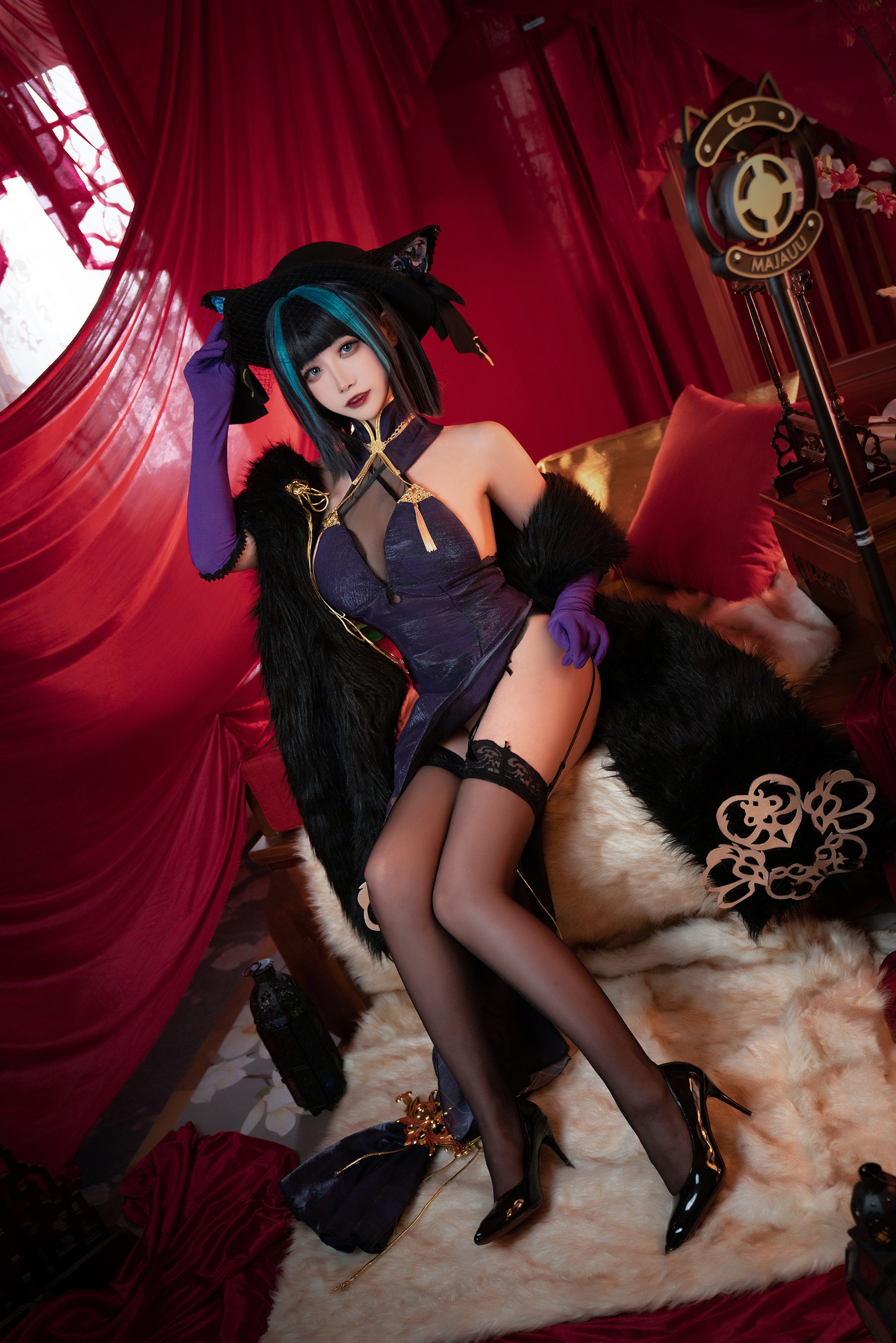 Momoko葵葵 - NO.040 碧蓝航线柴郡 音乐绚烂CaitSith-XikXak