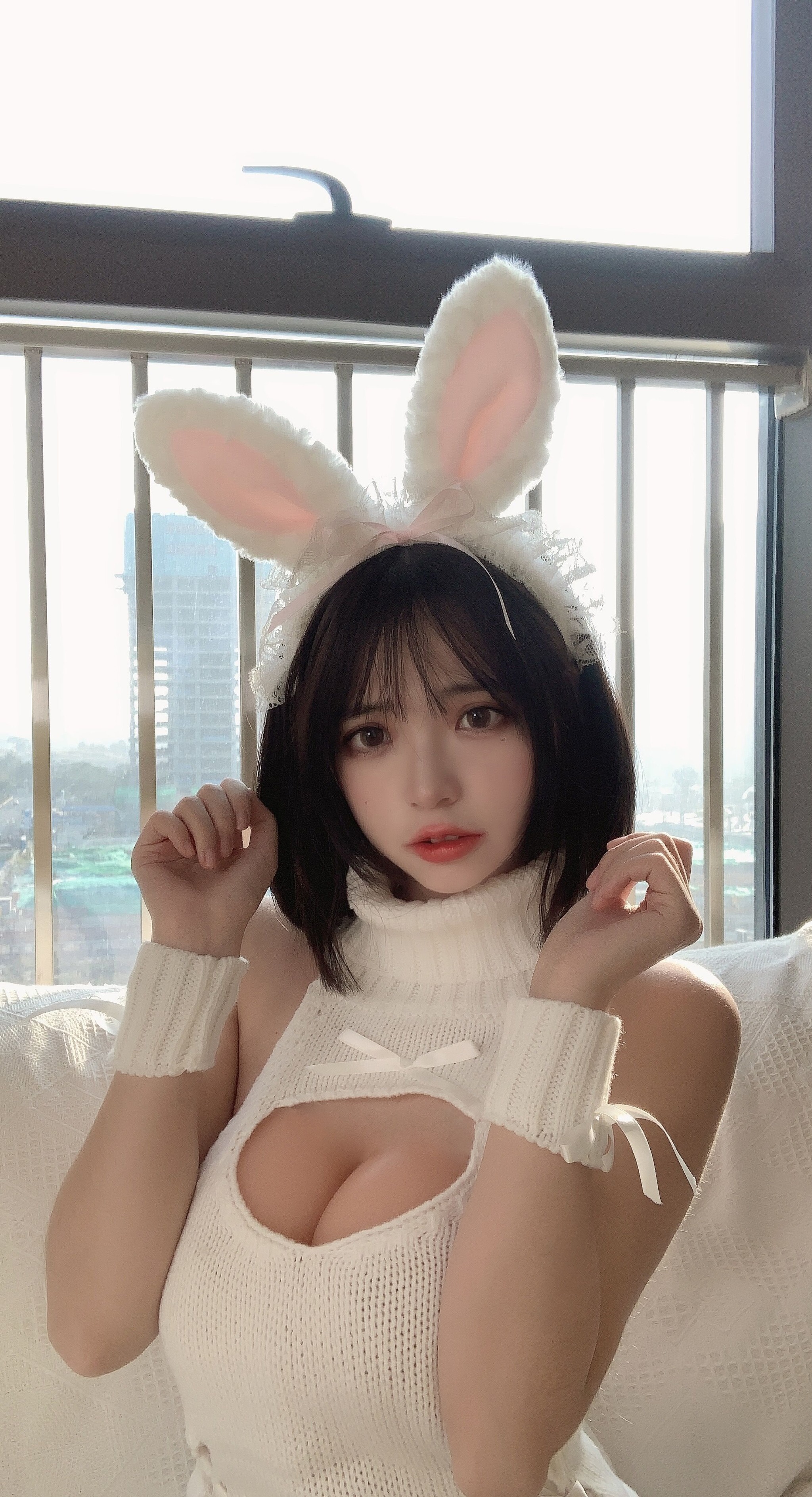 图片[1]-疯猫ss – NO.131 白色毛衣-XikXak