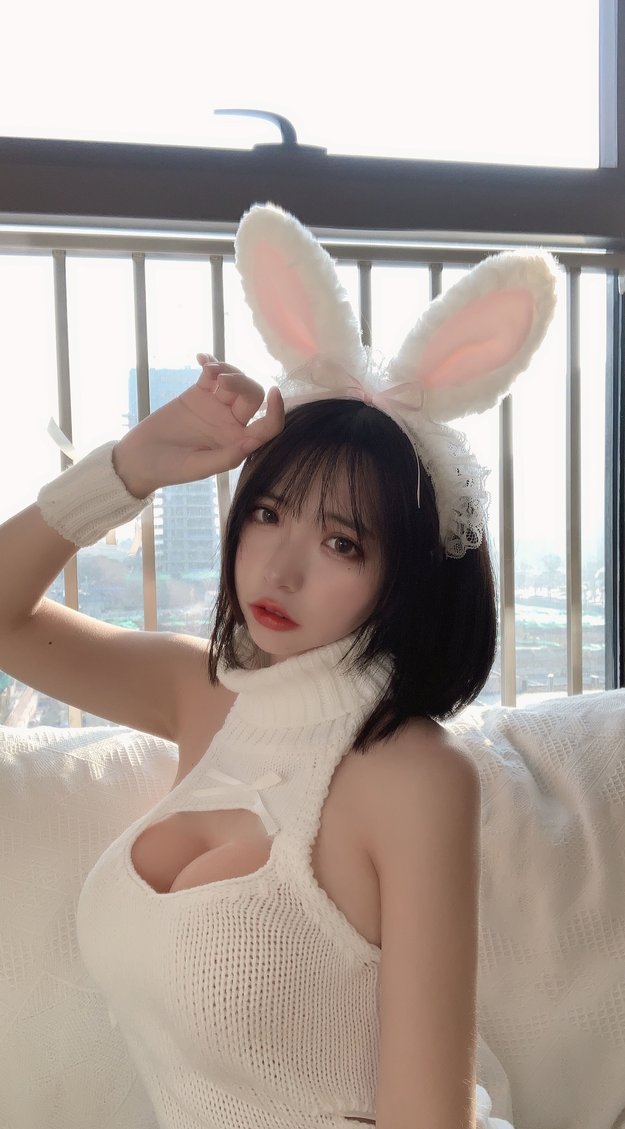 图片[1]-疯猫ss – NO.131 白色毛衣-XikXak