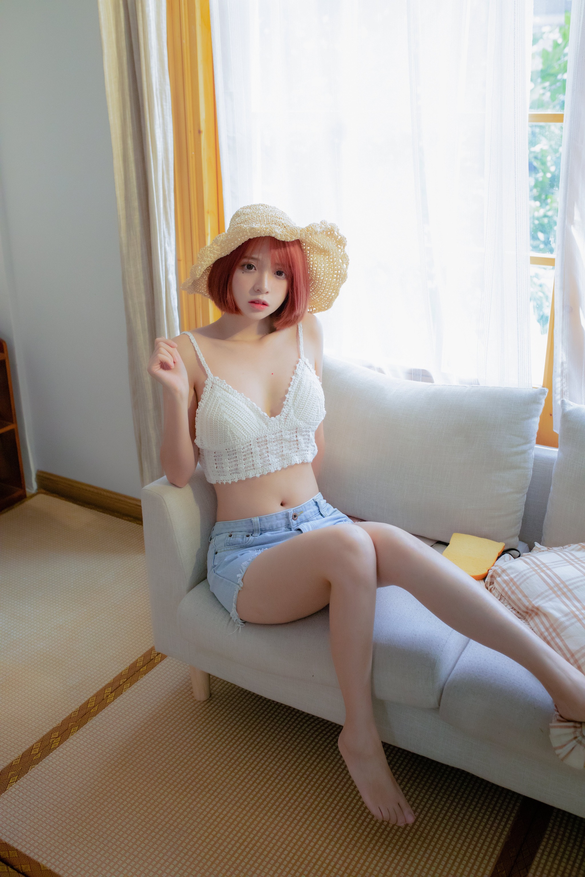 图片[1]-疯猫ss – NO.133 草帽女孩-XikXak