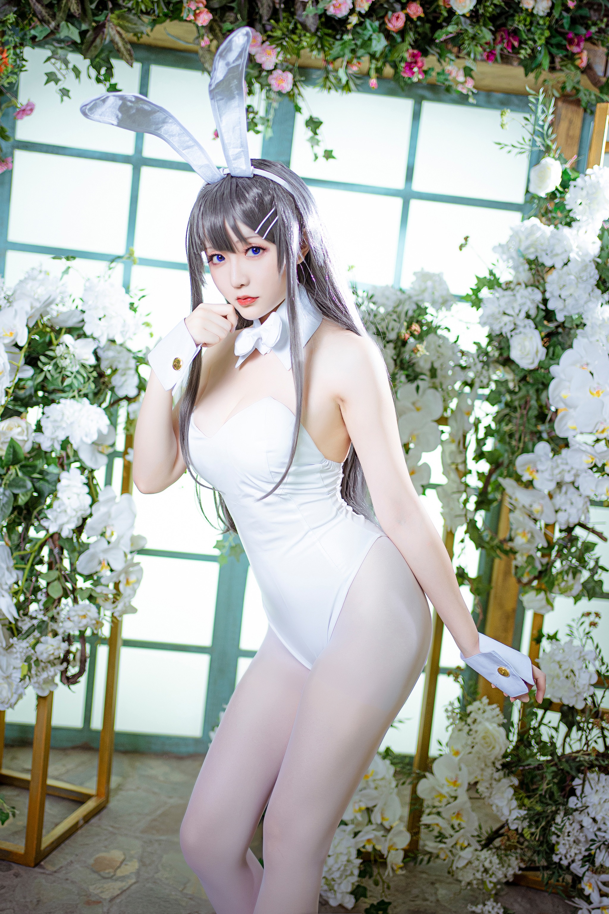 星之迟迟 - NO.022 樱岛麻衣兔女郎-白-XikXak