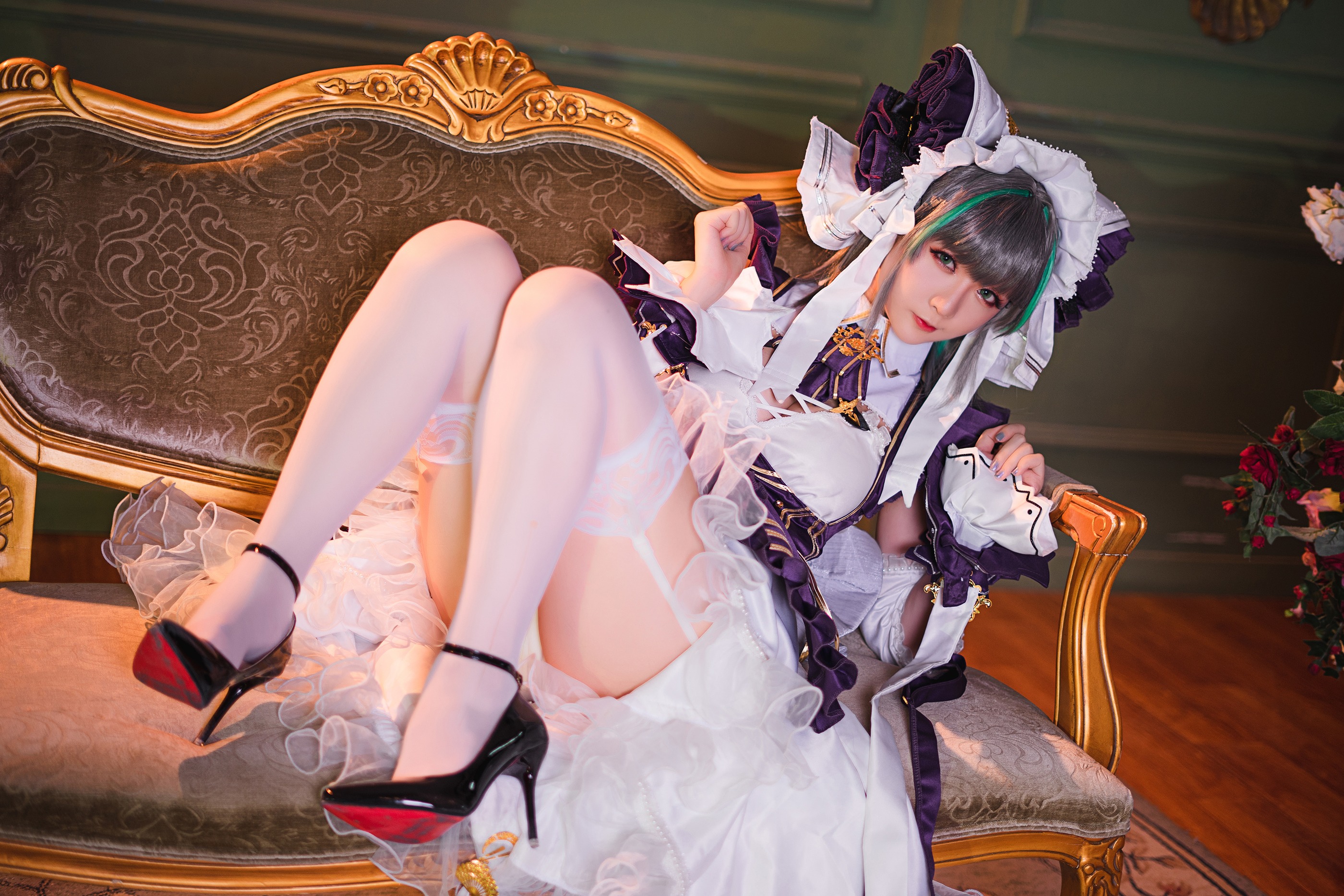图片[1]-星之迟迟 – NO.044 《R Maid》-柴郡-XikXak